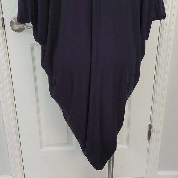 BCBGMAXAZRIA Navy Draped Dress - Picture 11 of 13